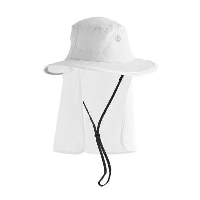 Chapeau Convertible Boating UPF 50+ Blanc- Coolibar Reference : 10622 | Chapellerie Traclet