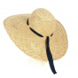 Birmmed Natural Straw Capeline - Traclet