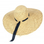 Natural Straw Birmmed Wide-Brimmed Hat - Traclet