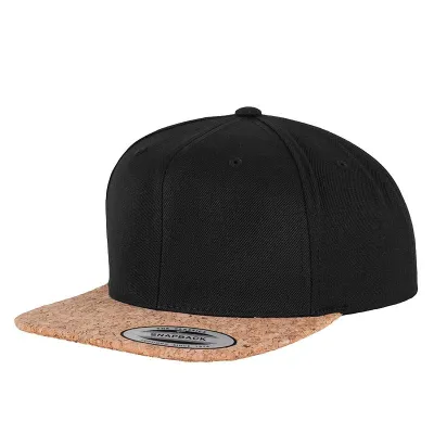 Black Cork Snapback Cap - Traclet Reference: 10631 | Traclet Hat Shop
