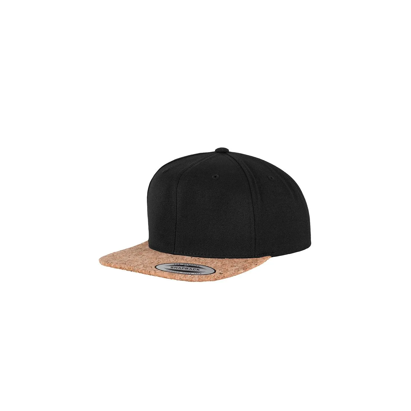 Black Cork Snapback Cap - Traclet Reference: 10631 | Traclet Hat Shop