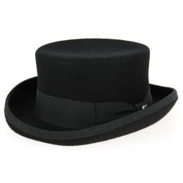 Half Top Hat Felt Black- Fléchet