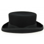 Half Top Hat Felt Black- Fléchet