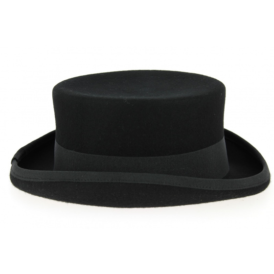 Chapeau Demi Haut De Forme Feutre Noir- Fléchet Chapeau Demi Haut De Forme Feutre Noir- Fléchet