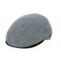 Amos Flat Cap Cotton & Linen Navy Blue - Traclet