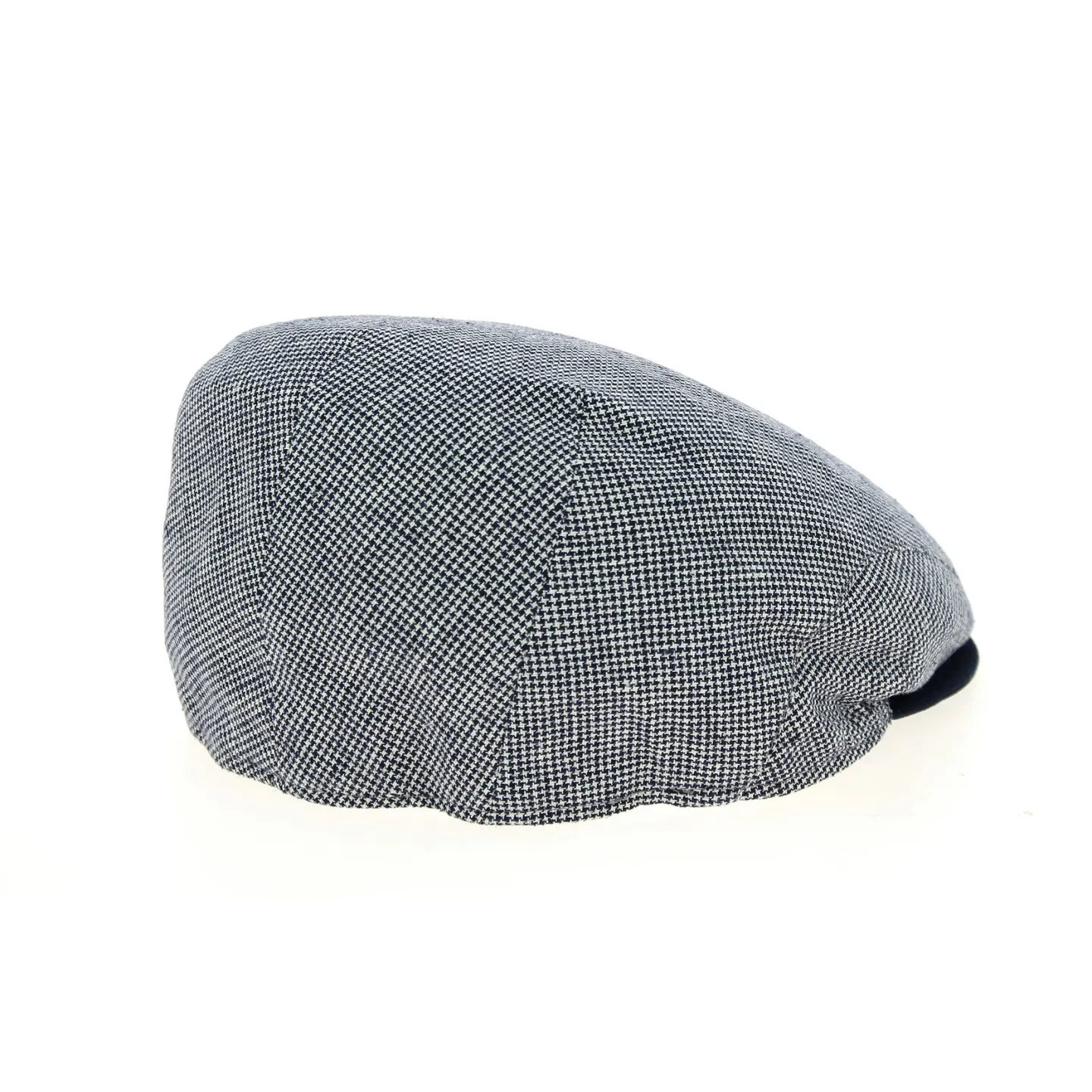Amos Flat Cap Cotton & Linen Navy Blue - Traclet Reference: 10637 | Traclet Hatmakers