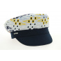 Multicolored Cotton Sailor Cap Patricia - Traclet