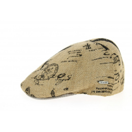 Casquette Bombée Stamp Jute & Coton Naturelle- Traclet