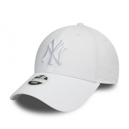 Women's NY Yankees White Cotton Baseball Cap - New Era