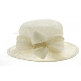 Carmen Ivory Ceremonial Hat - Traclet