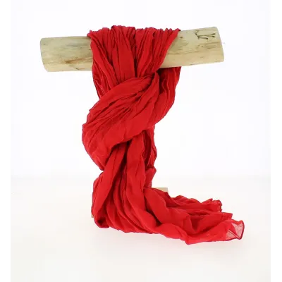 Chèche Torsade Coton Rouge -Traclet Reference : 10666 | Chapellerie Traclet