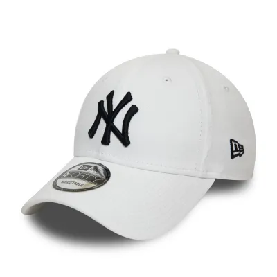 Casquette NY Yankees Essential 9Forty Coton Blanche- New Era Reference : 10668 | Chapellerie Traclet