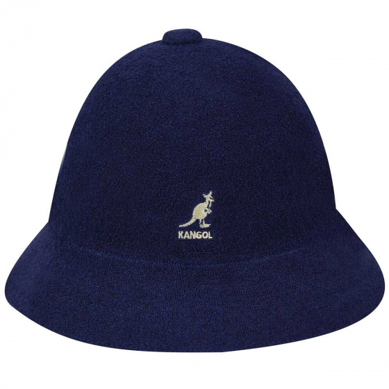 Navy Blue Bermuda Casual Bucket Hat - Kangol