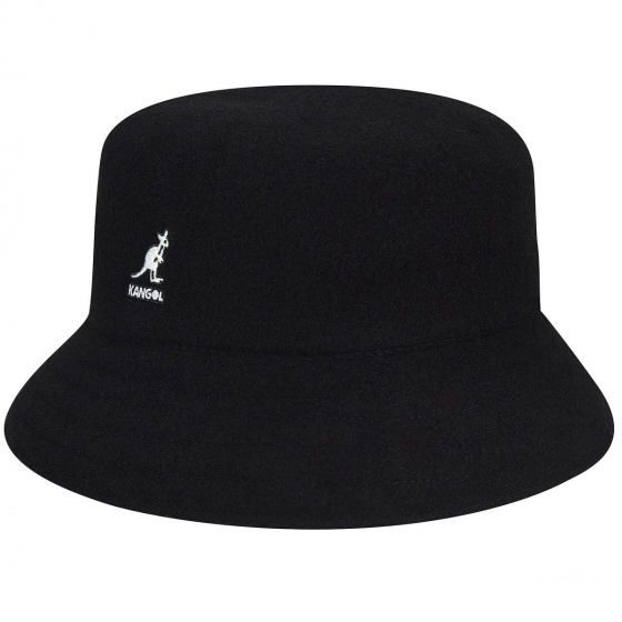 Lahinch Wool Bucket Hat Black - Kangol