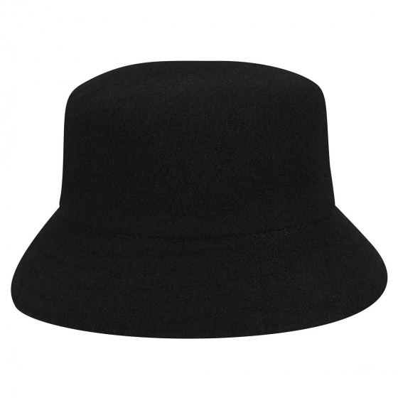 Lahinch Wool Bucket Hat Black - Kangol