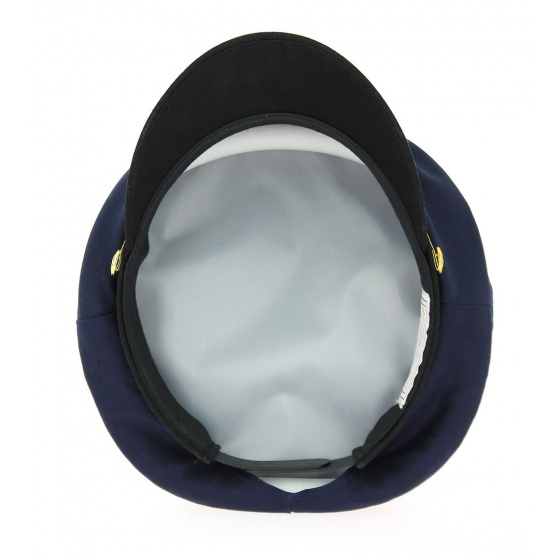Cotton Navy Captain Cap - Traclet
