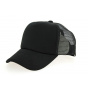 Black Polyester Trucker Cap - Traclet