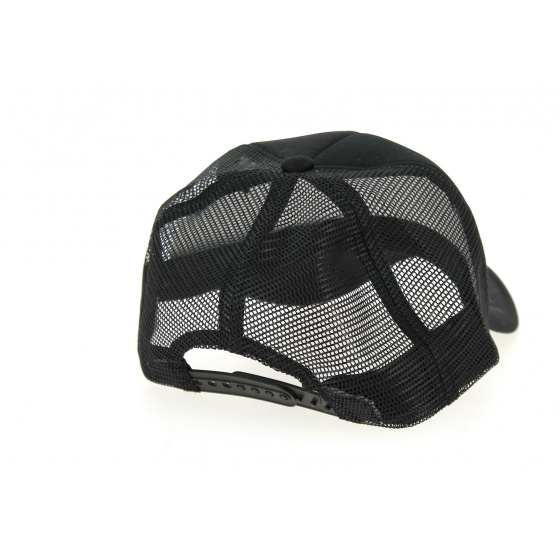 Casquette Trucker Polyester Noire- Traclet Casquette Trucker Polyester Noire- Traclet