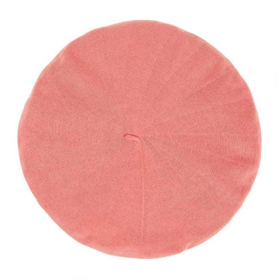 Béret Authentique Été Coton Corail- Héritage par Laulhère Béret Authentique Été Coton Corail- Héritage par Laulhère