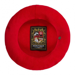 Authentic Summer Cotton Scarlet Beret - Heritage by Laulhère