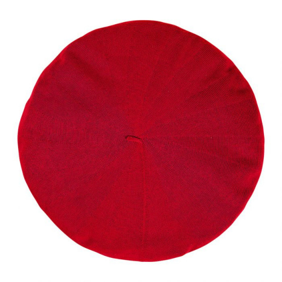 Authentic Summer Cotton Beret Scarlet - Heritage by Laulhère Authentic Summer Cotton Beret Scarlet - Heritage by Laulhère