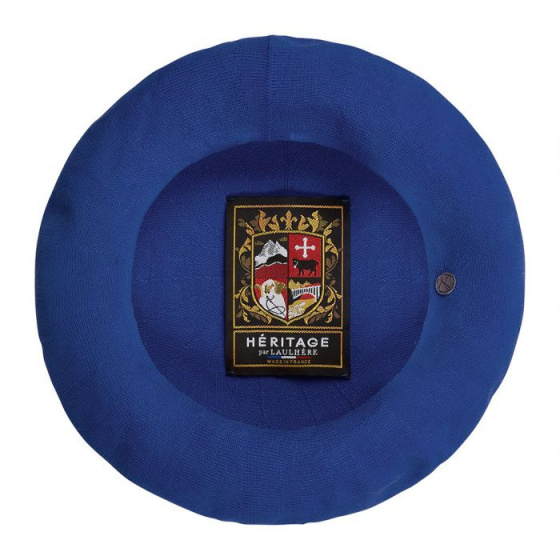 Béret Authentique Été Coton Bleu- Héritage par Laulhère