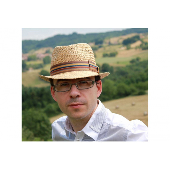 Varadero Natural Straw Trilby Hat - Traclet