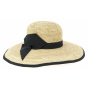 Beige Brigitte Wide-brim Hat