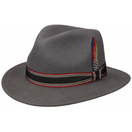 Grey Wool Felt Traveller Hat - Stetson