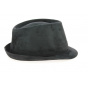 Trilby Imitation Alcantara Hat Black- Crambes