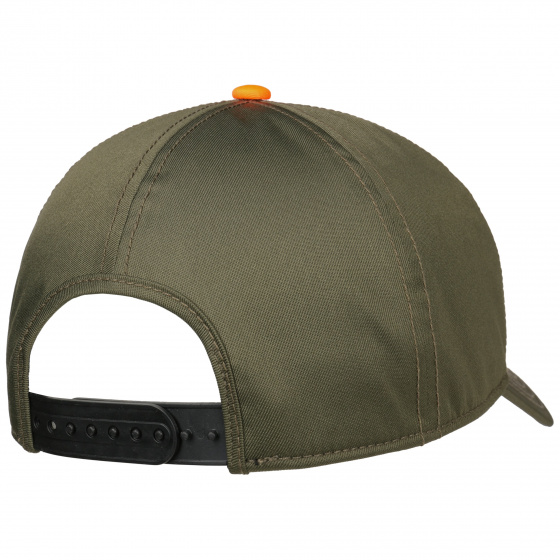 Casquette Trucker Signal Orange Néon & Kaki- Stetson