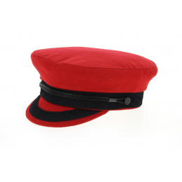 Casquette Marin Camaret Rouge Grenat en Laine-Traclet