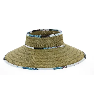 Natural Straw Pine Visor - Traclet Reference: 10725 | Traclet Hat Shop