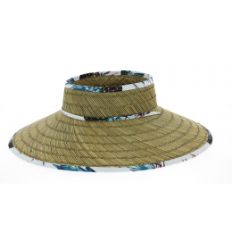 Natural Straw Pine Visor - Traclet
