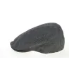 Casquette Plate Piemonte Balte Anthracite Lin & Coton- Traclet Reference : 10727 | Chapellerie Traclet