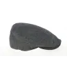 Piemonte Balte Anthracite Linen & Cotton Flat Cap - Traclet Reference: 10727 | Traclet Hat Shop