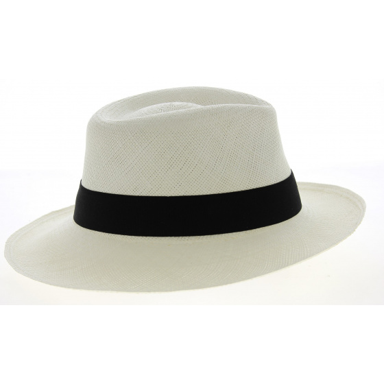 Chapeau Panama Quevedo  Larges Bords Blanc- Traclet