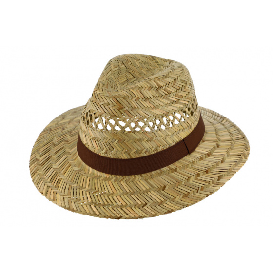 Ezra Natural Straw Traveller Hat - Traclet