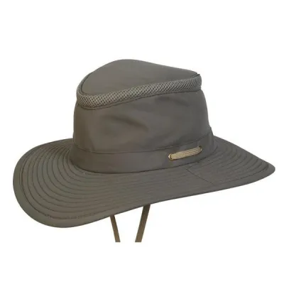 Chapeau De Randonnée Cache-Nuque Olive - UPF 40+ - Traclet