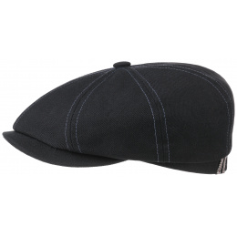 Stetson Black Cotton Selvedge Hatteras Cap