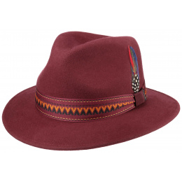 Traveller Hat Wool Felt Bordeaux- Stetson