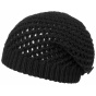 Black Barascon Knitted Wool Beret - Traclet