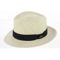 Quito Natural Panama Straw Fedora Hat - Traclet