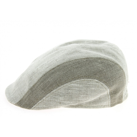 Newton Washed Linen Rounded Cap - Traclet Newton Washed Linen Rounded Cap - Traclet