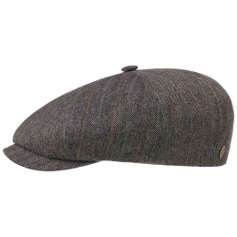 Many Linen & Brown Wool Cap - Stetson