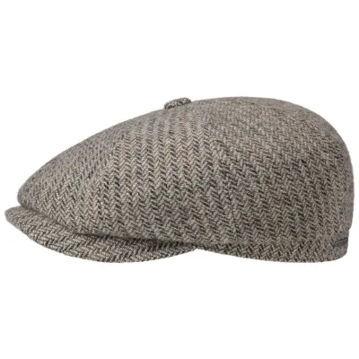 Hatteras Virgin Wool Herringbone Cap -stetson