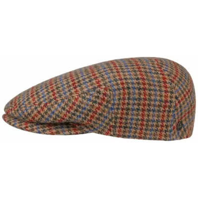 Casquette Plate Driver Laine à Carreaux Shetland- Traclet Reference : 10780 | Chapellerie Traclet