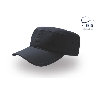 Navy Blue Cotton Army Cap - Traclet Reference: 10792 | Traclet Hat Shop