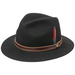 Traveller Ontario Felt Wool Hat Black- Stetson