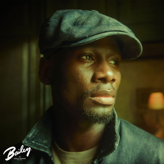 Black Almas Newsboy Cap - Bailey